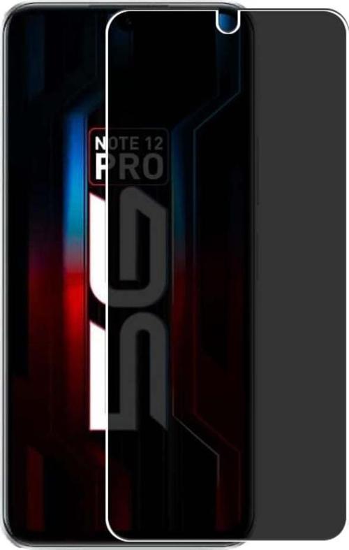 İnfinix Note 12 Pro Uyumlu Gizlilik Filtreli Hayalet Ekran Koruyucu Cam(2 Adet)