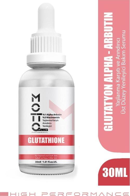 GLUTATYON %1 Alpha-Arbutin ve %3 Niacinamide Üst Düzey Arındırıcı Yaşlanma Karşıtı Bakım Serumu