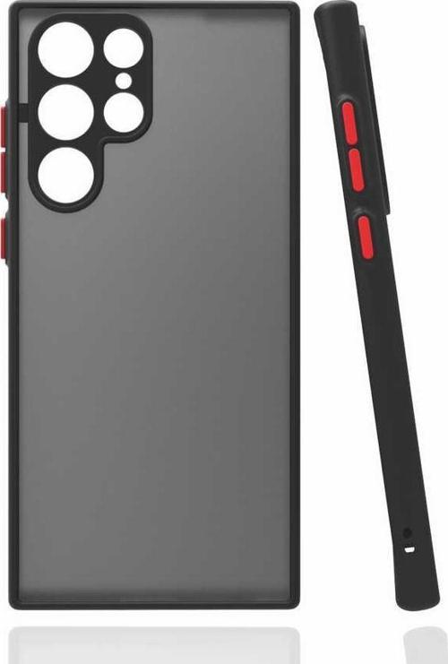 Samsung Galaxy S22 Ultra Uyumlu Kamera Korumalı Darbeye Karşı Dayanıklı Arkası Mat Silikon Kılıf