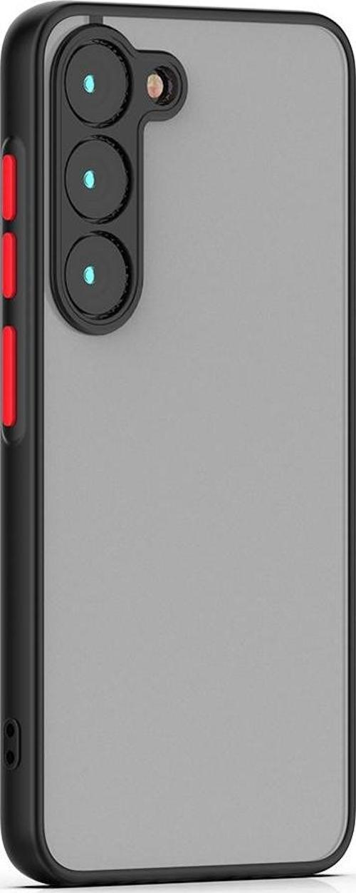 Samsung Galaxy S23 Uyumlu Kamera Korumalı Darbeye Karşı Dayanıklı Arkası Mat Silikon Kılıf