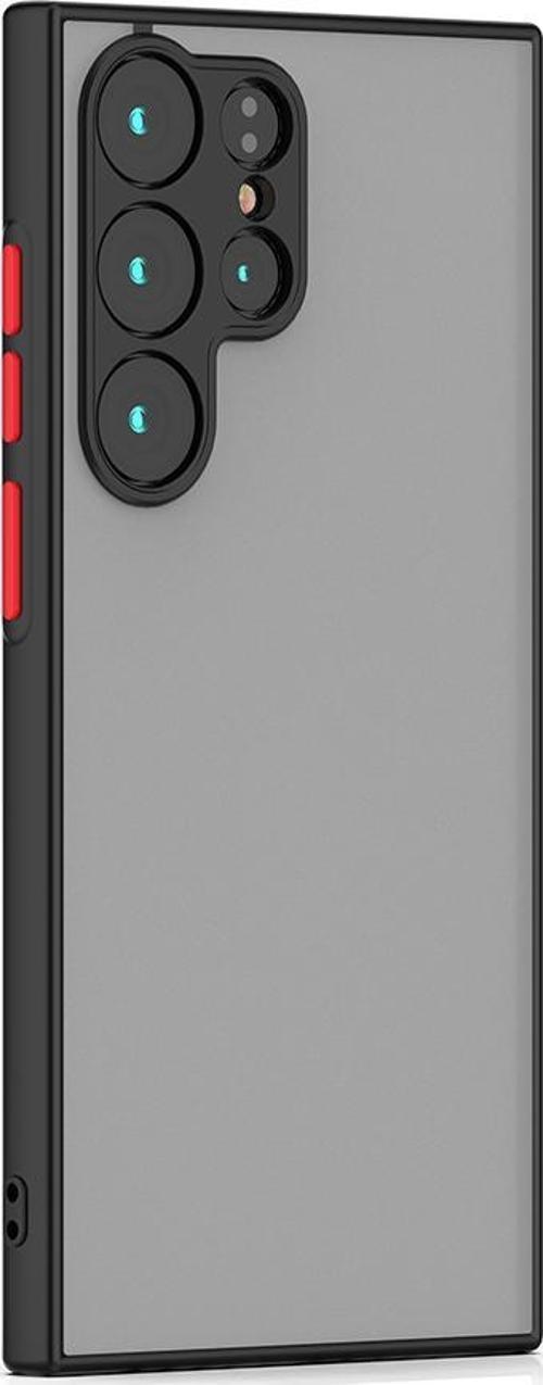 Samsung Galaxy S23 Ultra Uyumlu Kamera Korumalı Darbeye Karşı Dayanıklı Arkası Mat Silikon Kılıf