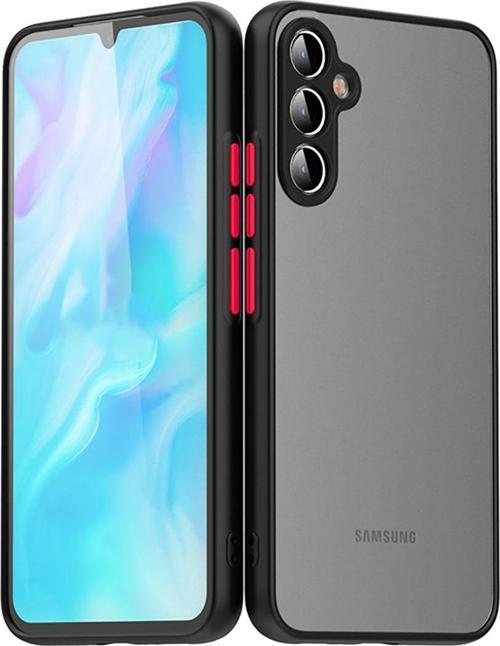Samsung Galaxy A14 Uyumlu Kamera Korumalı Darbeye Karşı Dayanıklı Arkası Mat Silikon Kılıf