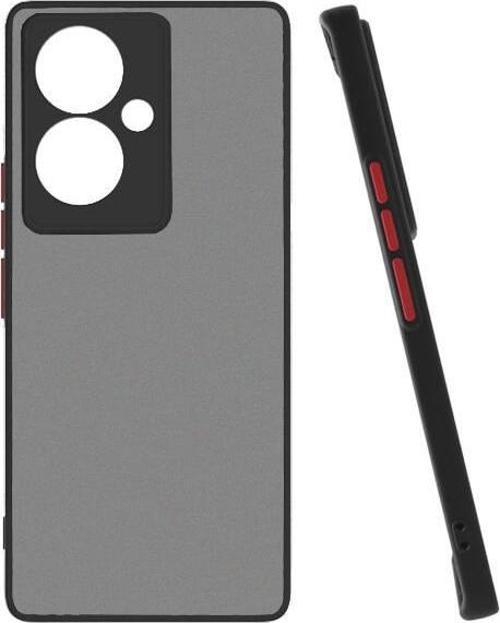 Vivo V29 Lite 5G Uyumlu Kamera Korumalı Darbeye Karşı Dayanıklı Arkası Mat Silikon Kılıf