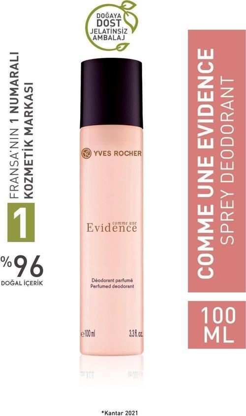 Sprey Deodorant-Comme Une Evidence- Kadın Parfüm- Vegan100Ml