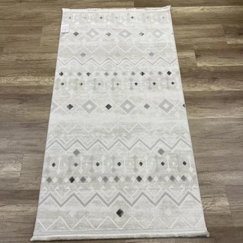 Dekor 1056 Gri Kaymaz Taban Antibakteriyel Modern Akrilik Halı