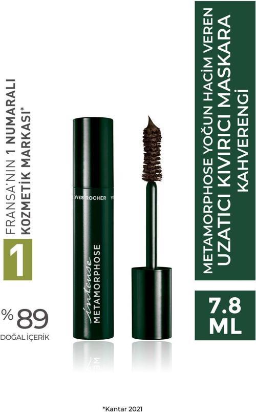 Yoğun Hacim Veren Uzatıcı Kıvırıcı Maskara-Metamophose-Kahverengi-48354