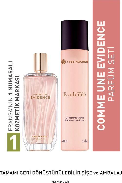 Comme Une Evidence Perfume-Deodorant Set  2479