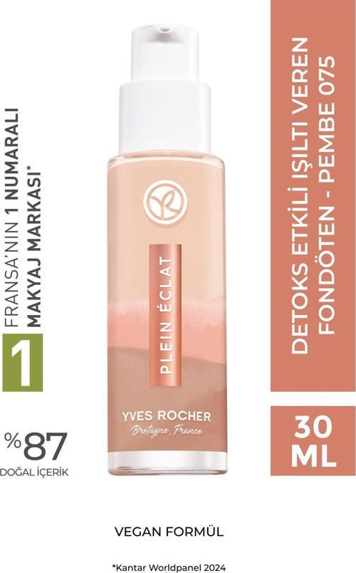 Detoks Etkili Işıltı Veren Fondöten- Pembe 075- 30 Ml-61721
