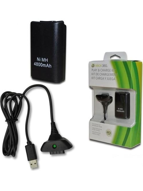 Xbox 360 Gamepad Kol Şarj Kiti Batarya Şarj Kablosu