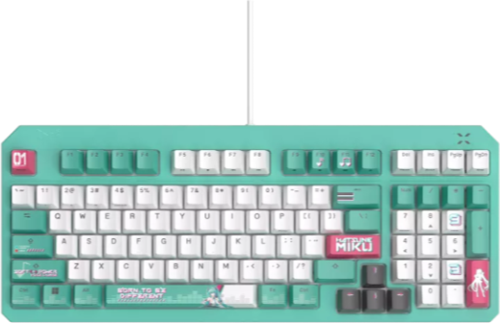 TUF Gaming K3 Gen II Hatsune Miku Edition RGB Türkçe Mekanik Gaming Klavye 90MP0460-BKYA30