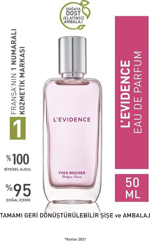 L'Evidence Edp- Comme Une Evidence- Kadın Parfüm-Vegan-50Ml