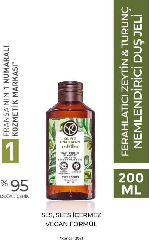 Nemlendirici Duş Jeli - Ferahlatıcı Zeytin Turunç - 200Ml-15503