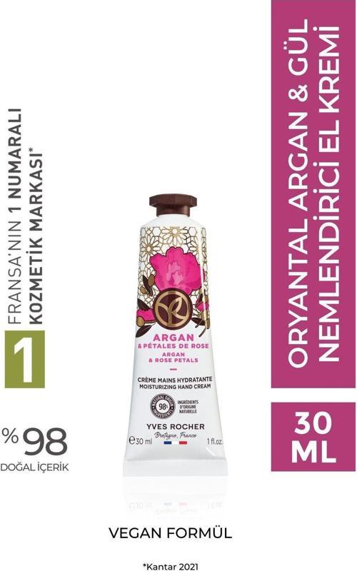 Nemlendirici El Kremi - Oryantal Argan Gül - 30Ml-72426