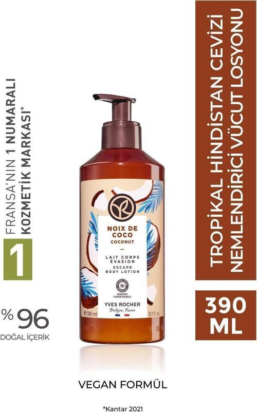 Nemlendirici Vücut Losyonu - Tropikal Hindistan Cevizi - 390Ml