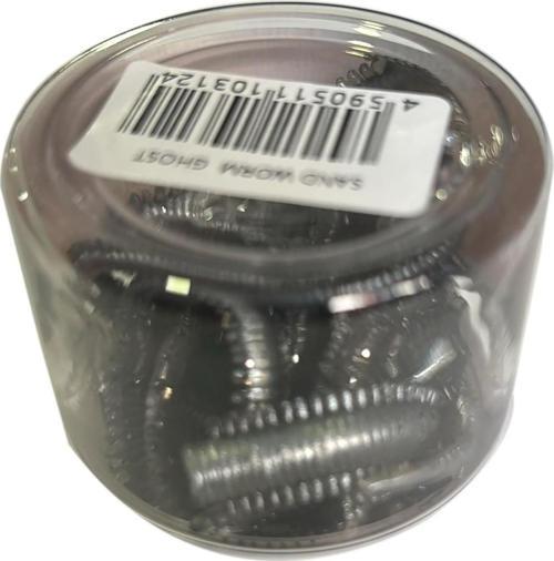 Perfect Soft Baits Sandworm 7cm Kavanozlu LRF Silikonu Ghost