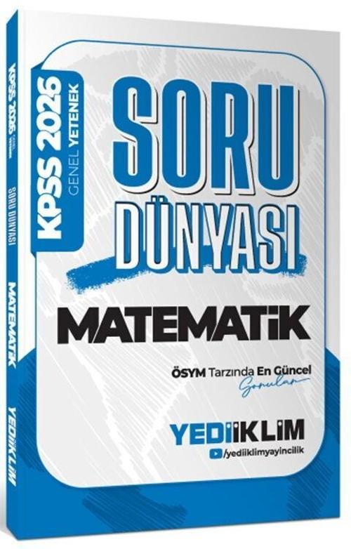 2026 KPSS Genel Yetenek Matematik Soru Dünyası Yediiklim Yayınları