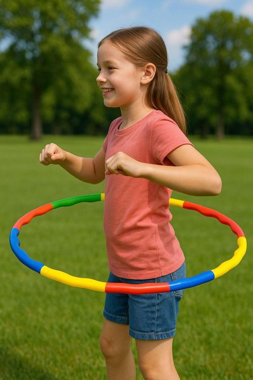 Hulahop Renkli Hula Hop 67 Cm Hulalop Çember