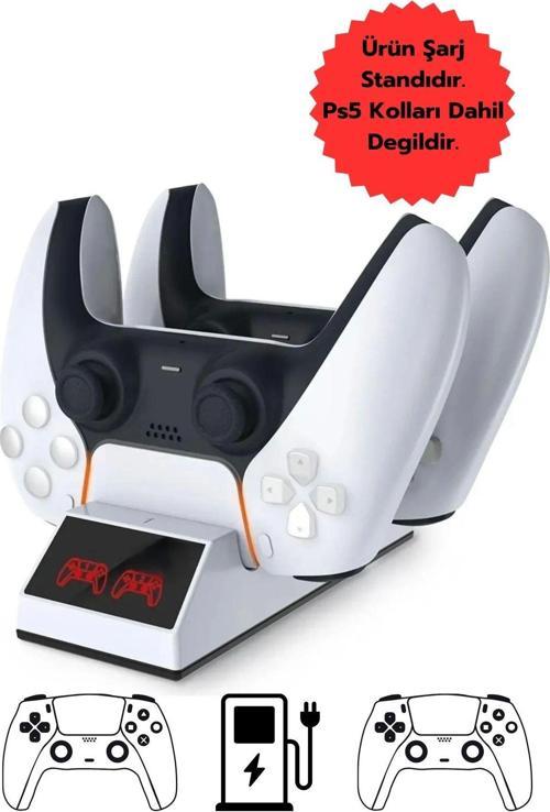 Hepu Tp5-0508B Ps5 Joystick Şarj Standı Dualsense Göstergeli Şarj Istasyonu