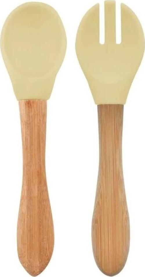 Nessiworld   Mama Kaşığı ve Çatal Seti Mellow Yellow