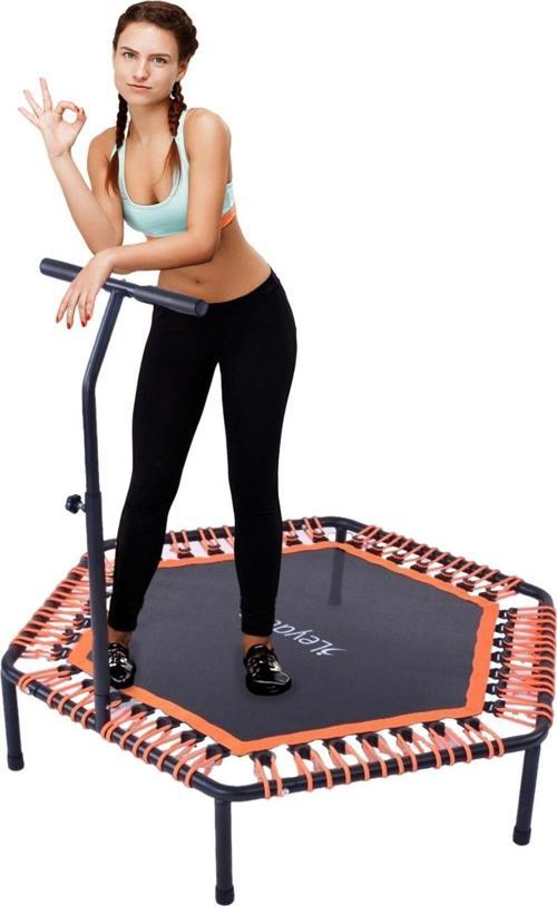 Profesyonel 135 Cm Delux Tutmalı Step Trampolin Çocuk/Yetişkine Uygun