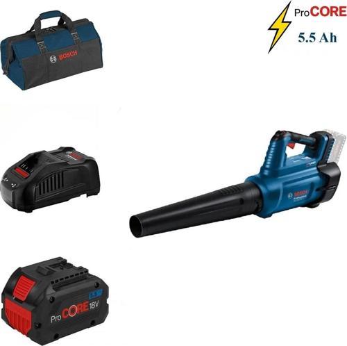 Gbl 18V-750 1x5,5 Ah Procore Akülü Yaprak Üfleyici Bez Çantalı