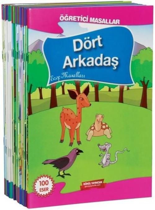 100 Temel Eser Öğretici Masallar Seti 