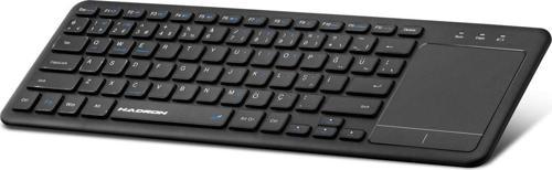 Bluetooth + Wıreless Klavye + Touch Pad Q Siyah HDX2505