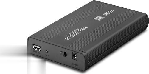 Hdd Kutu Usb2.0 Metal Sata 3.5" Siyah HDX1753