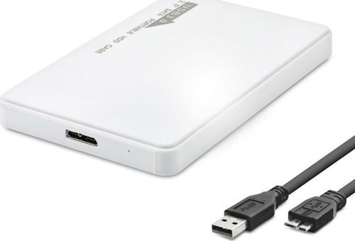 Hdd Kutu Usb3.0 Plastik Sata 2.5" Beyaz HDX1752