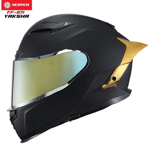 FF-871 MAT BLACK FULL FACE KASK