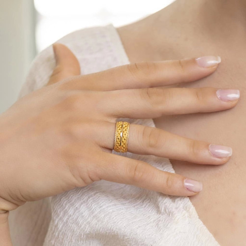 Gold 22 Ayar Alyans Yüzük 3194