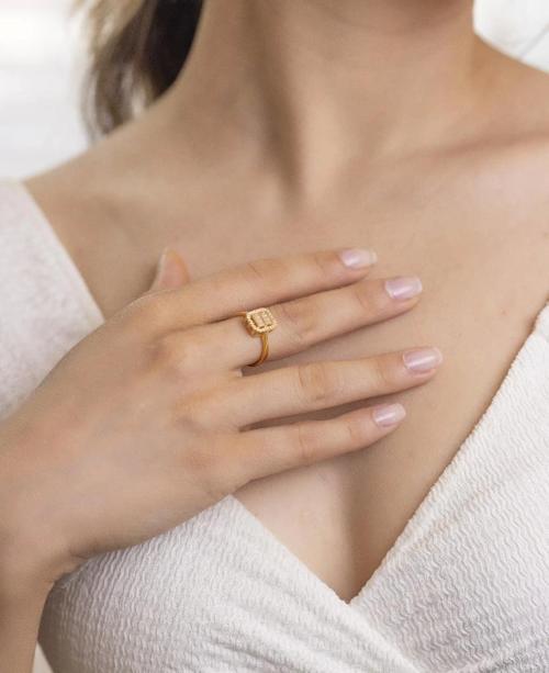 Gold 22 Ayar Baget Yüzük 3148