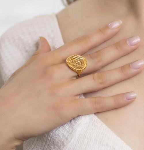 Gold 22 Ayar Fancy Yüzük 3102
