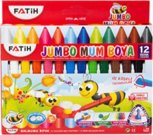 Mum Boya Jumbo Wax Crayons 12 Renk