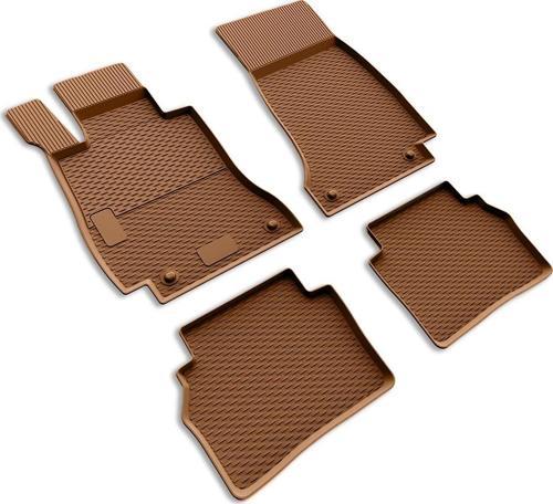 Mercedes E Serisi W214 All-Terrain (2024 ve Sonrası) 3D Plus Havuzlu Kauçuk Oto Paspas Kahve