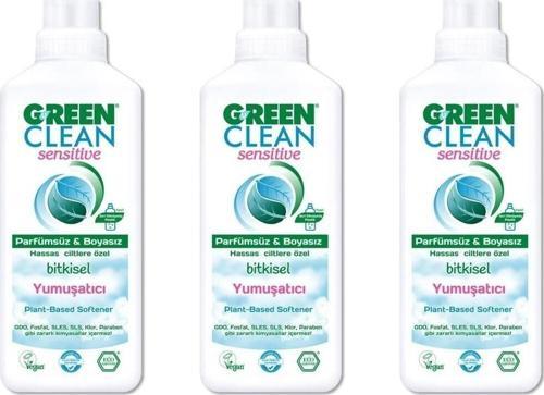 Sensitive Bitkisel Yumuşatıcı 1000 Ml X3 Adet