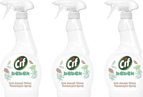 Bebek Çok Amaçlı Yüzey Temizleyici Sprey 3X 500 Ml