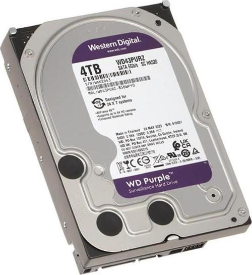 4Tb Purple 43Purz 256Mb 5400Rpm Sata-3 Güvenlik Diski