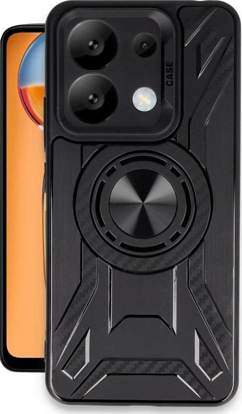 Xiaomi Redmi Note 13 Pro 4G Kılıf Lincoln Silikon - Siyah