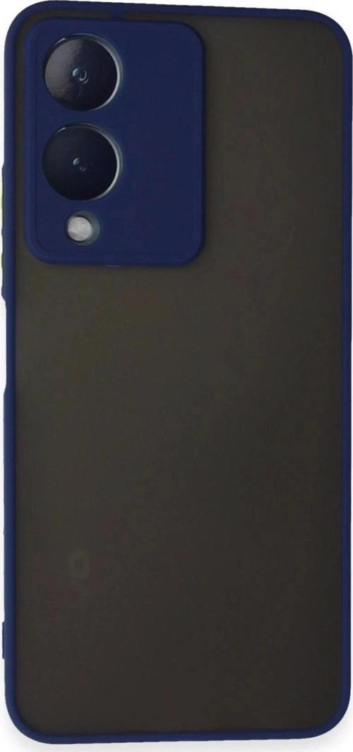 Vivo Y17S Kılıf Montreal Silikon Kapak - Lacivert
