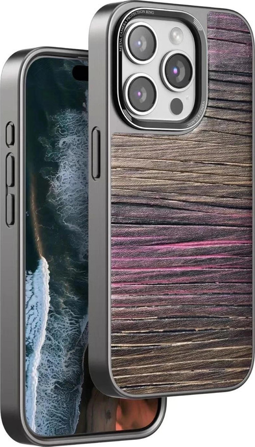 Venco iPhone 15 Pro Max Wave Kapak - Pembe
