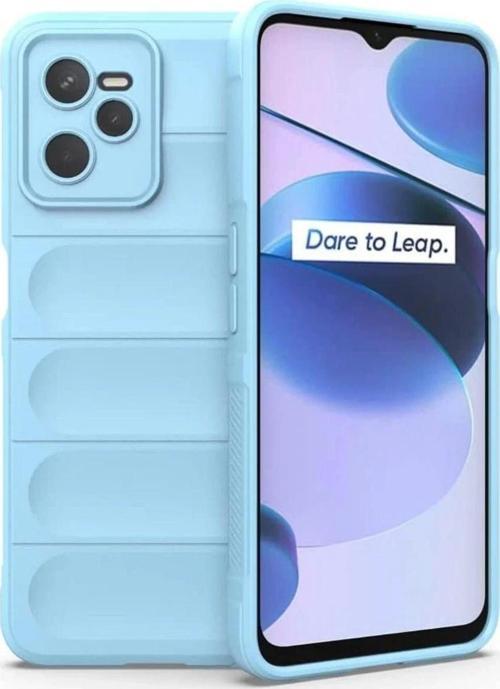 Realme C35 Kılıf Optimum Silikon - Sky Blue
