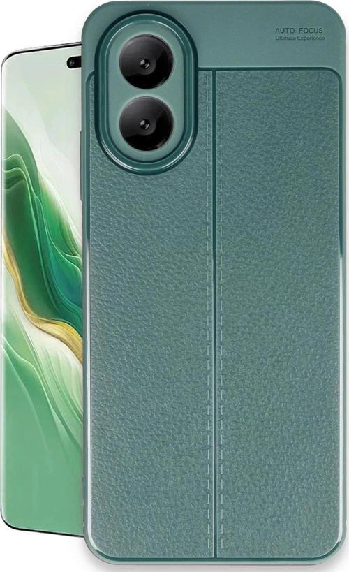 Oppo A38 Kılıf Auto Focus Kapak - Koyu Yeşil