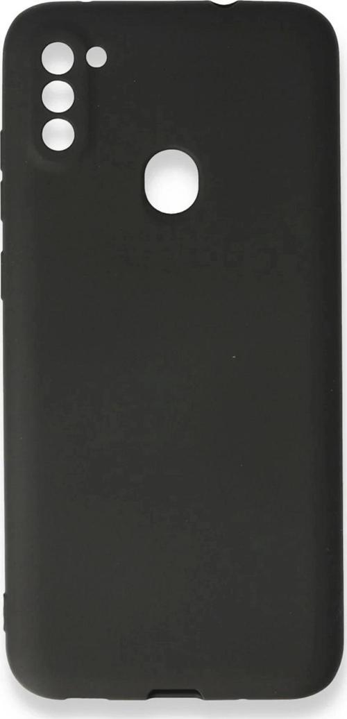 Samsung Galaxy A11 Kılıf First Silikon - Siyah