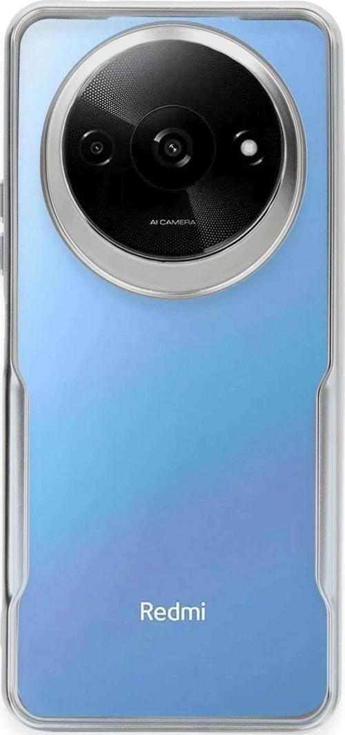 Xiaomi Redmi A3 4G Kılıf Boyi Silikon Kapak - Gümüş