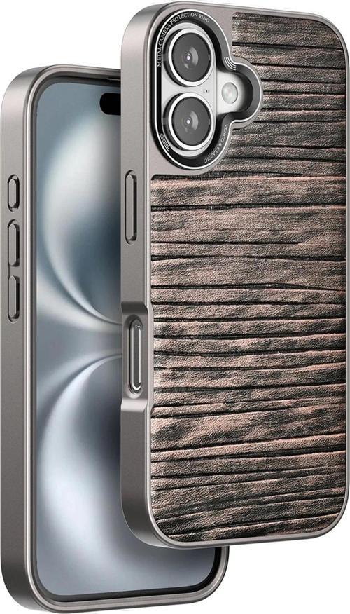 Venco iPhone 16 Wave Kapak - Kahverengi