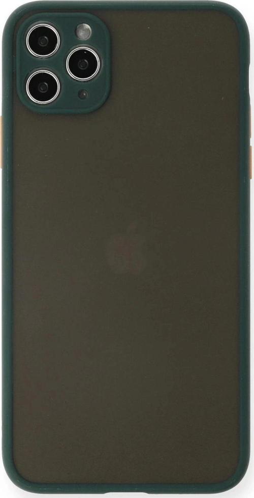 iPhone 11 Pro Max Kılıf Montreal Silikon Kapak - Yeşil