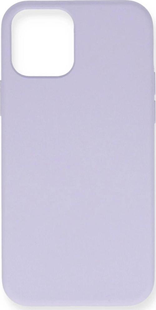 iPhone 12 Pro Max Kılıf Nano içi Kadife Silikon- Lila