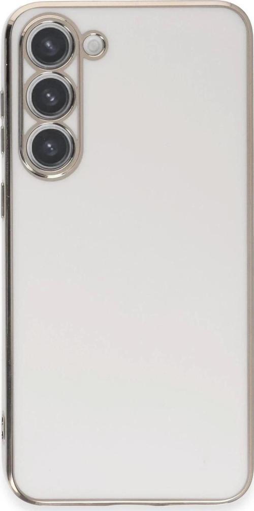 Samsung Galaxy S23 Kılıf Volet Silikon - Beyaz