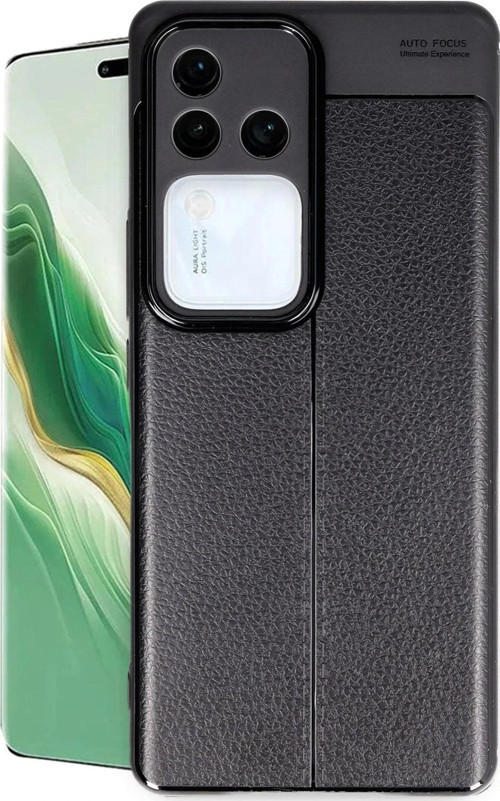 Vivo V30 5G Kılıf Auto Focus Kapak - Siyah